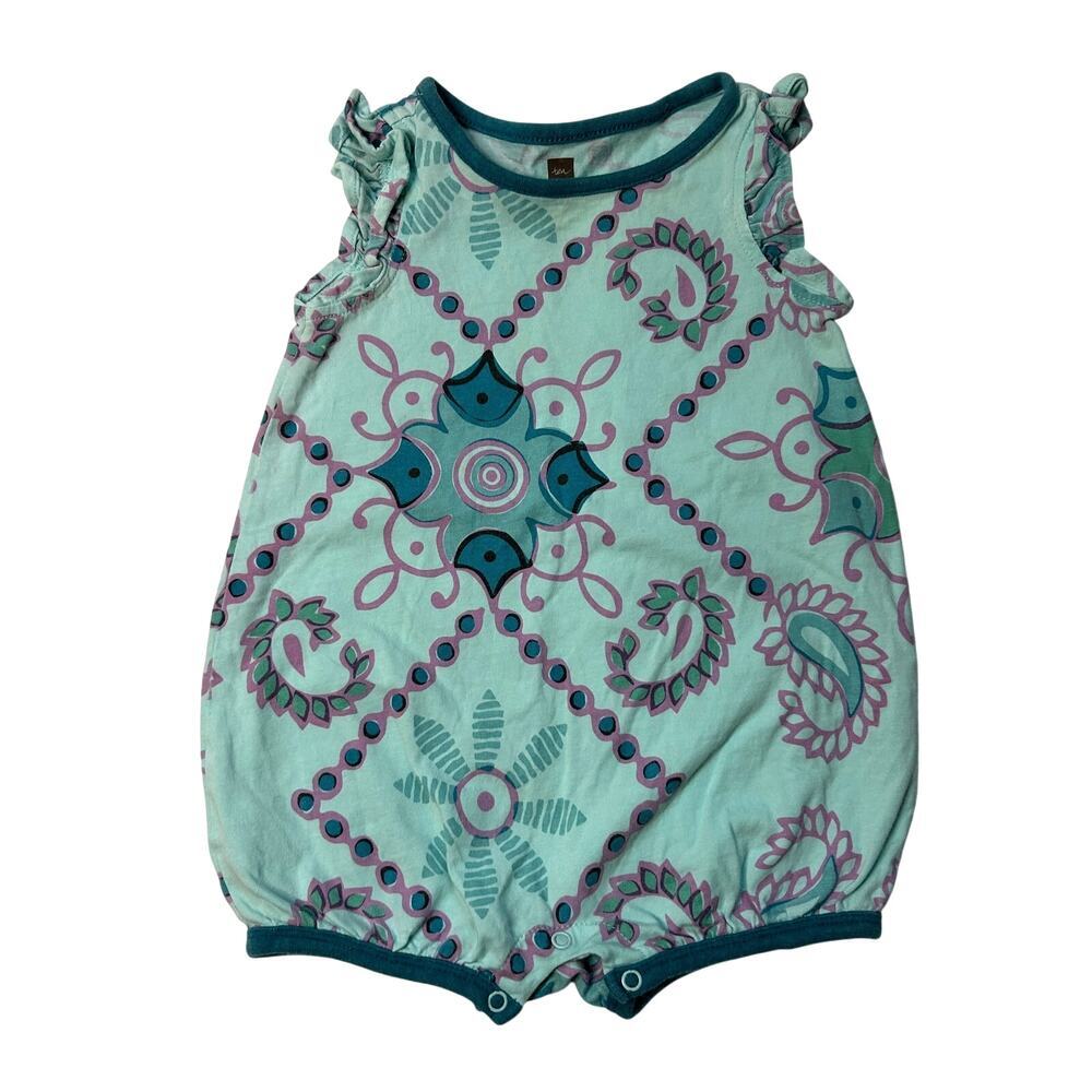 Tea Collection 100% Cotton Romper 3-6M